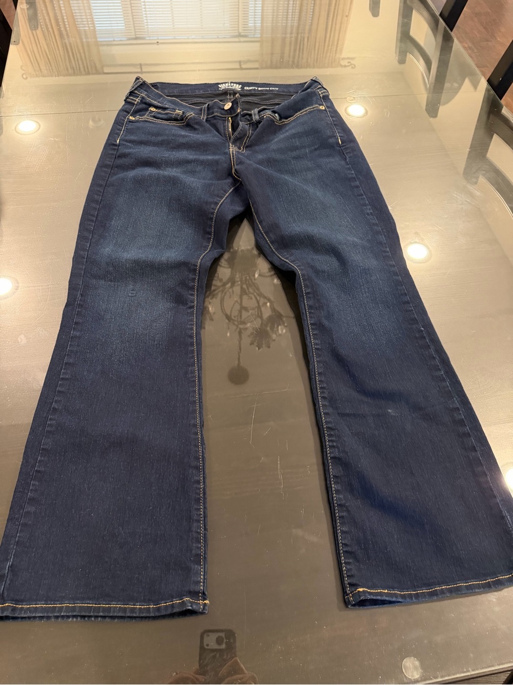 Levi's Dark Blue Flare Jeans